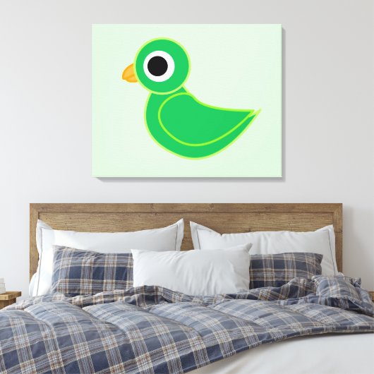 Bird Leinwanddruck (Insitu (Schlafzimmer))