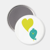 Bird Liebe Magnet (Vorderseite/Rückseite)