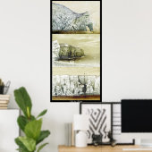 Bird Life Poster ~ Cliff Habitat (Heimbüro)