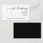 Bird-Logo Einfache Visitenkarte (Vorne/Hinten)