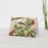 Bird Lover Art Whimsical Note Card Karte (Vorderseite)