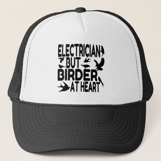 Bird Lover Electrical Truckerkappe (Vorderseite)