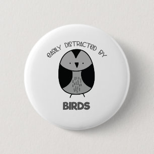 Bird-Lover-Geschenk für Vogelbeobachter Button