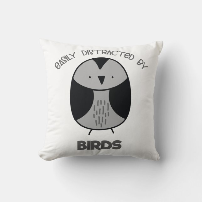 Bird-Lover-Geschenk für Vogelbeobachter Kissen (Vorderseite)