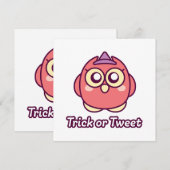 Bird Lover Halloween Niedliche Owl Hexe (Vorne/Hinten)