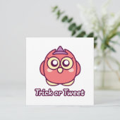 Bird Lover Halloween Niedliche Owl Hexe (Stehend Vorderseite)