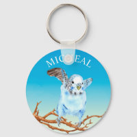 Bird Lover Parakeet Wasserfarbe Personalisiert