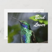 Bird Lover Postkarte (Vorne/Hinten)
