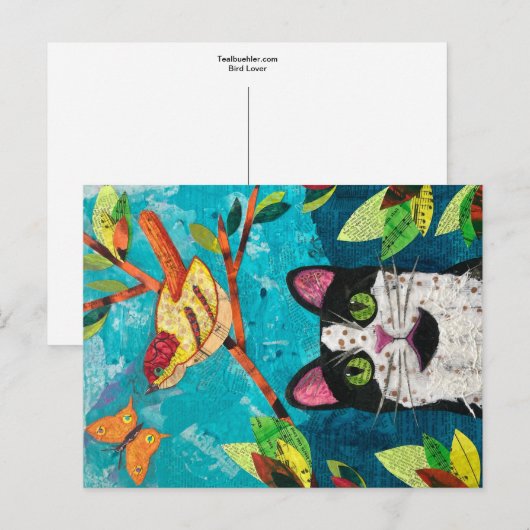Bird Lover Postkarte (Vorne/Hinten)