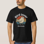 Bird Lover T - Shirt - Niedliches Bird Graphic T-S (Vorderseite)