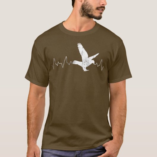 Bird Lover Taube Züchtertaube T-Shirt (Vorderseite)