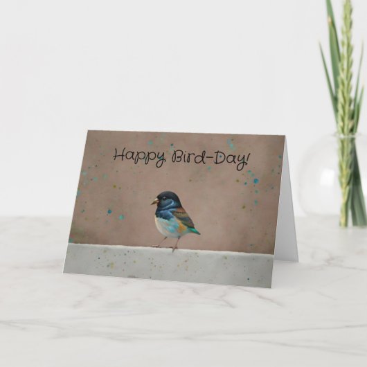 Bird Lover Vogelbeobachter Whimsical Pub Funny Bir Karte (Vorderseite)