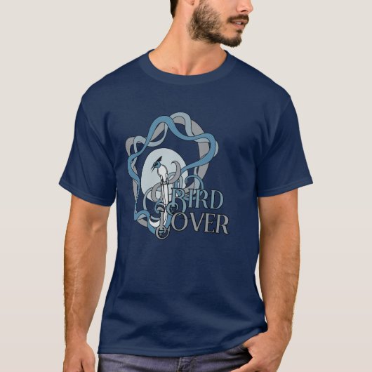 Bird lover with Indian paradise flycatcher T-Shirt (Vorderseite)