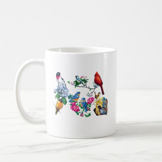 Bird Lovers Coffee Mug Kaffeetasse (Links)