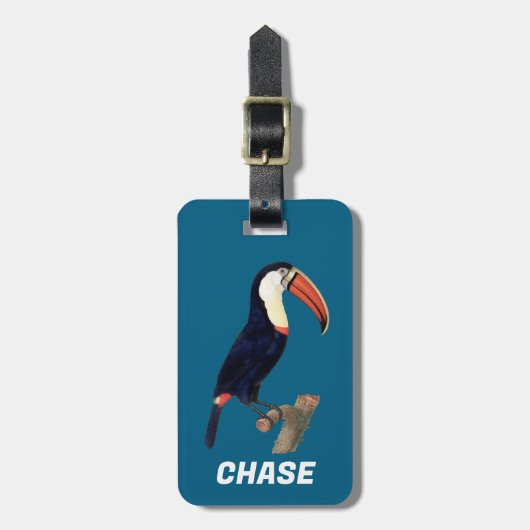 Bird Luggage Tag Gepäckanhänger (Vorderseite vertikal)