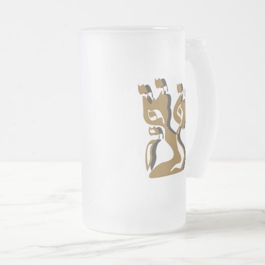 Bird Mattglas Bierglas (VorderseiteRechts)