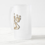 Bird Mattglas Bierglas (Vorderseite Links)