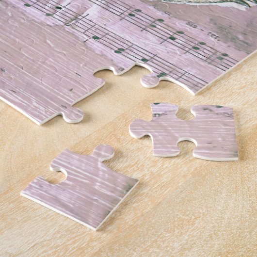 Bird Mixed Media Collage Puzzle (Seite)