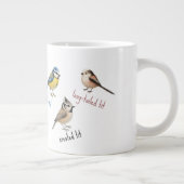 Bird Mug – Garden Birds Watercolour Coffee Cup Jumbo-Tasse (Rechts)