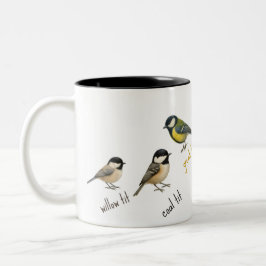 Bird Mug – Garden Birds Watercolour Coffee Cup Zweifarbige Tasse