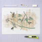 Bird Music Iris Blume Entdeckungsreise Seidenpapier (Handwerk)