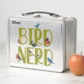 Bird Nerd Bird Watching Metall Brotdose (Beispiel)
