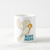 bird nerd birder cute bird watcher kaffeetasse (Mittel)