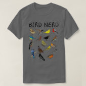 'Bird Nerd Different Art of Bird' Niedliches Vogel T-Shirt (Design vorne)