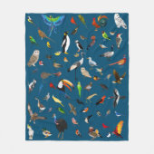 Bird Nerd Fleece Blanket (Vorderseite)