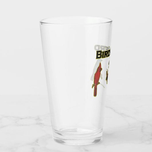 Bird Nerd Fun Beer Glass Glas (Rechts)