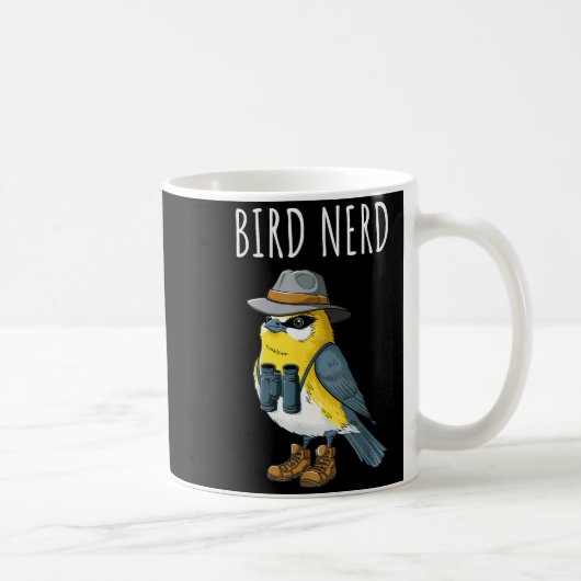 Bird Nerd Funny Bird Watching Birding Bird Lover W Kaffeetasse (Rechts)