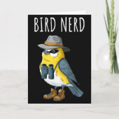 Bird Nerd Funny Bird Watching Birding Bird Lover W Karte (Vorderseite)