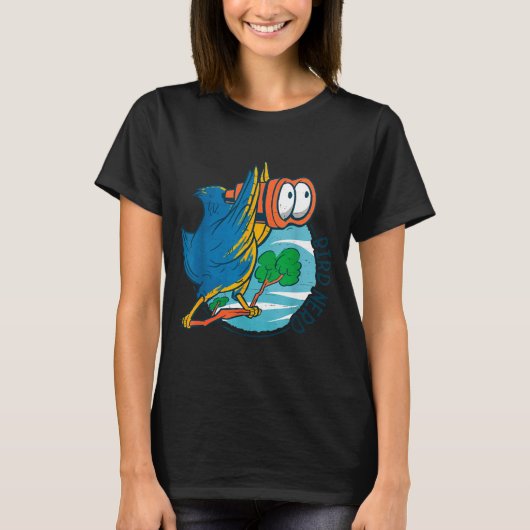 Bird Nerd Funny Bird Watching Birds Lover Ornithol T-Shirt (Vorderseite)