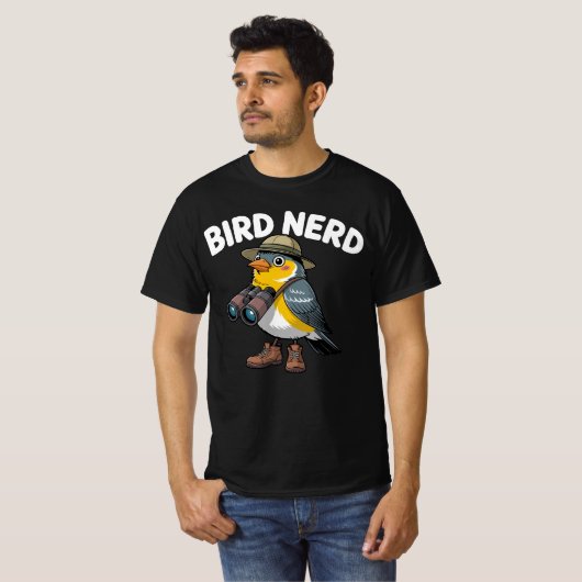 Bird Nerd Funny Bird Watching | Ornithologie Lover T-Shirt (Vorne ganz)
