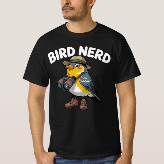 Bird Nerd Funny Bird Watching | Ornithologie Lover T-Shirt (Vorderseite)