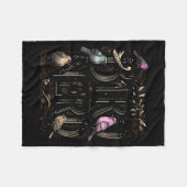 Bird Nerd Funny Birdwatching Birdwatcher Bird Love Fleecedecke (Vorderseite (Horizontal))