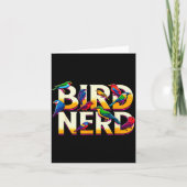Bird Nerd Funny Birdwatching Birdwatcher Bird Love Karte (Vorderseite)