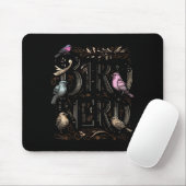 Bird Nerd Funny Birdwatching Birdwatcher Bird Love Mousepad (Mit Mouse)