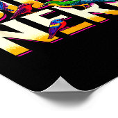 Bird Nerd Funny Birdwatching Birdwatcher Bird Love Poster (Ecke)