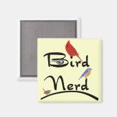 Bird Nerd Magnet (Vorderseite/Rückseite)