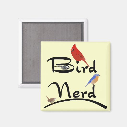 Bird Nerd Magnet (Vorderseite/Rückseite)