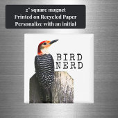 Bird Nerd Red-Bellied Woodpecker Magnet