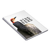 Bird Nerd Red-Bellied Woodpecker Notizblock (Rechte Seite)