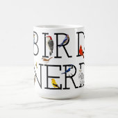 Bird-Nerd-Sortiment zwei Kaffeetasse (Mittel)
