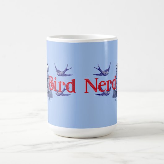 Bird Nerd Woman Binoculars Kaffeetasse (Mittel)
