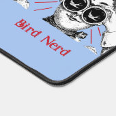 Bird Nerd Woman Binoculars Schreibtischunterlage (Ecke)