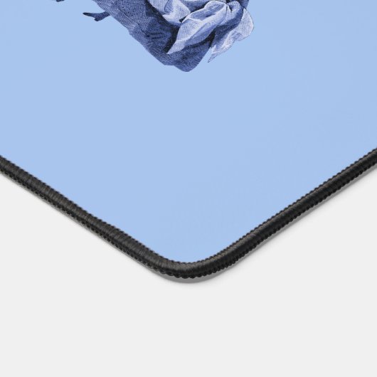 Bird Nerd Woman Binoculars Schreibtischunterlage (Ecke)