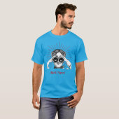 Bird Nerd Woman Binoculars T-Shirt (Vorne ganz)