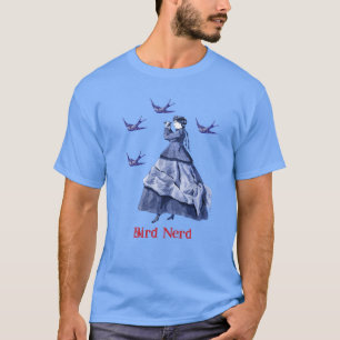 Bird Nerd Woman Binoculars T-Shirt