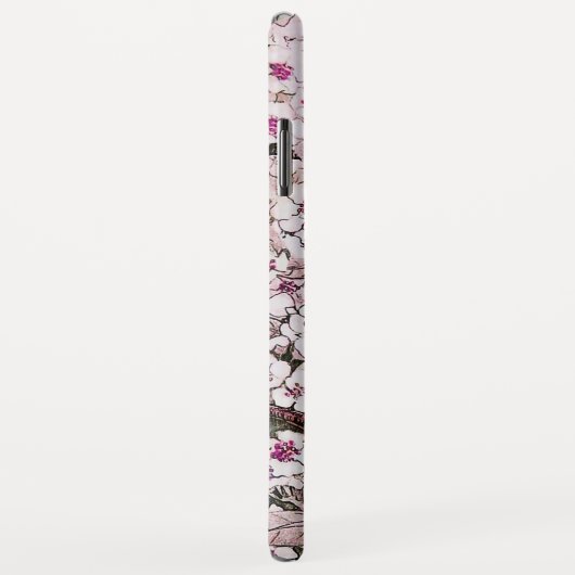 BIRD NEST , BAUM MIT WEISSEN PINKSPRINGBLUMEN Case-Mate iPhone HÜLLE (Hinten/Rechts)